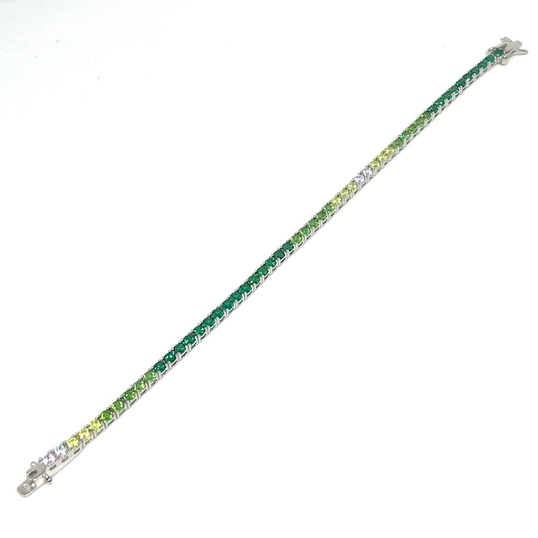 Bracciale Tennis Sfumato in Argento 925