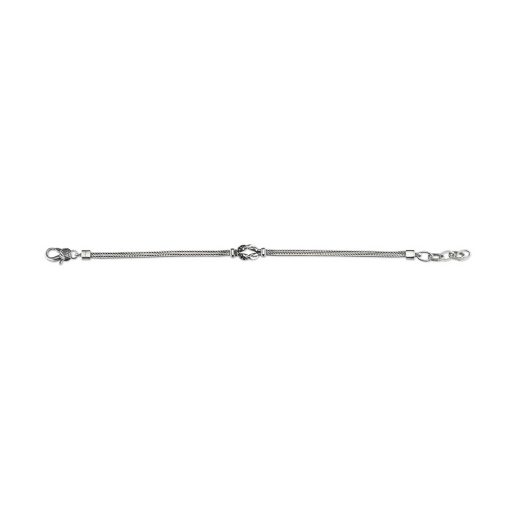 Bracciale Sovrani Nodo Zirconi Neri