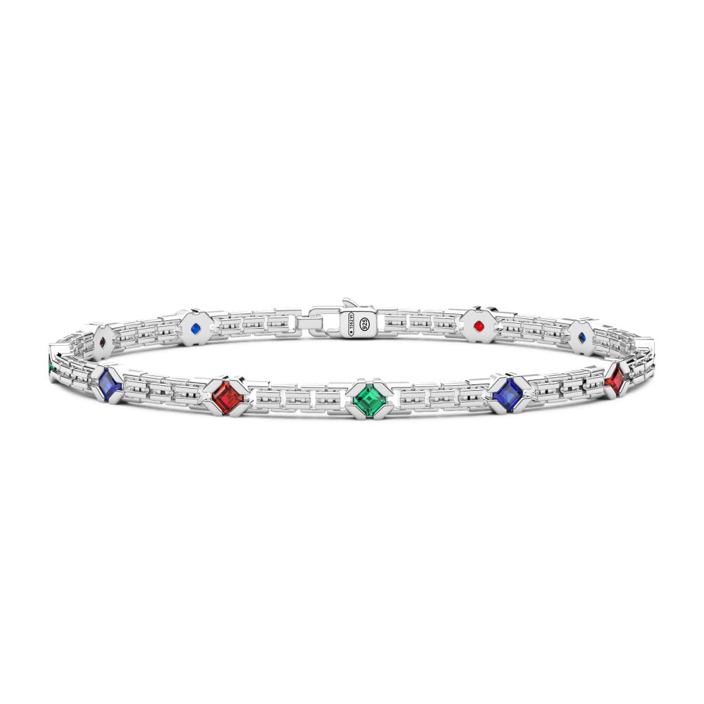 Bracciale in Argento Con Pietre Naturali Zancan