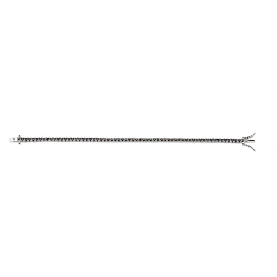 Bracciale Tennis Zirconi Neri Sovrani