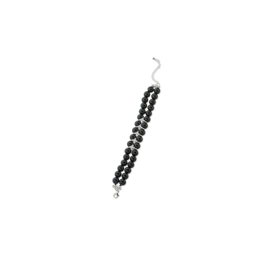 Bracciale Perle Nere Sovrani