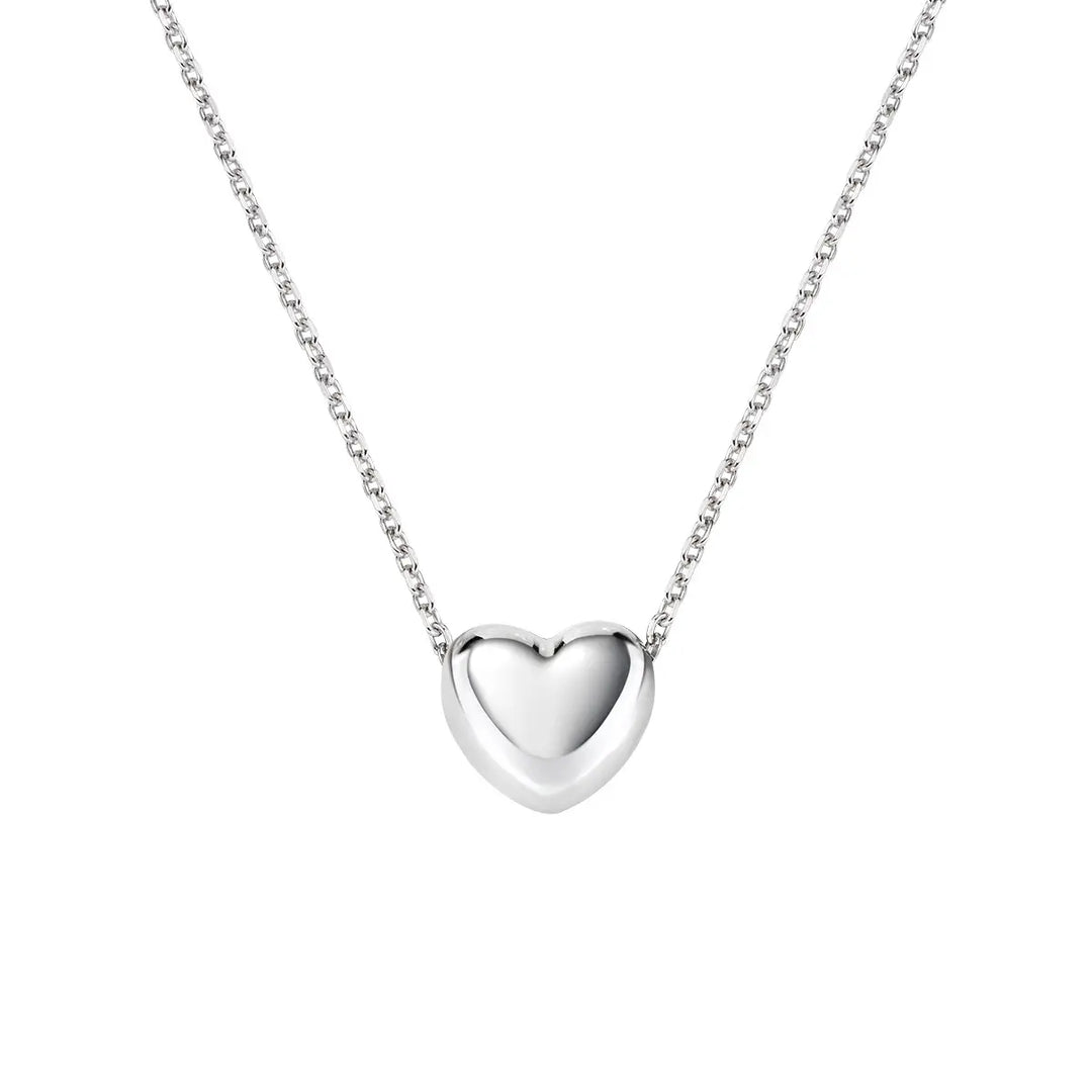 Collana Cuore Bombato Piccolo
