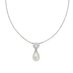 Carica l'immagine nel visualizzatore Galleria, Collana Punto Luce e Perla