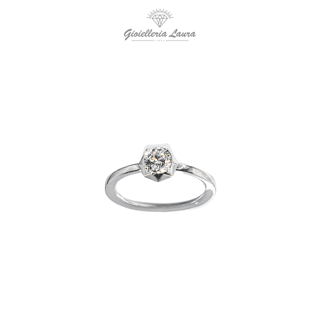 Anello Solitario Crivelli