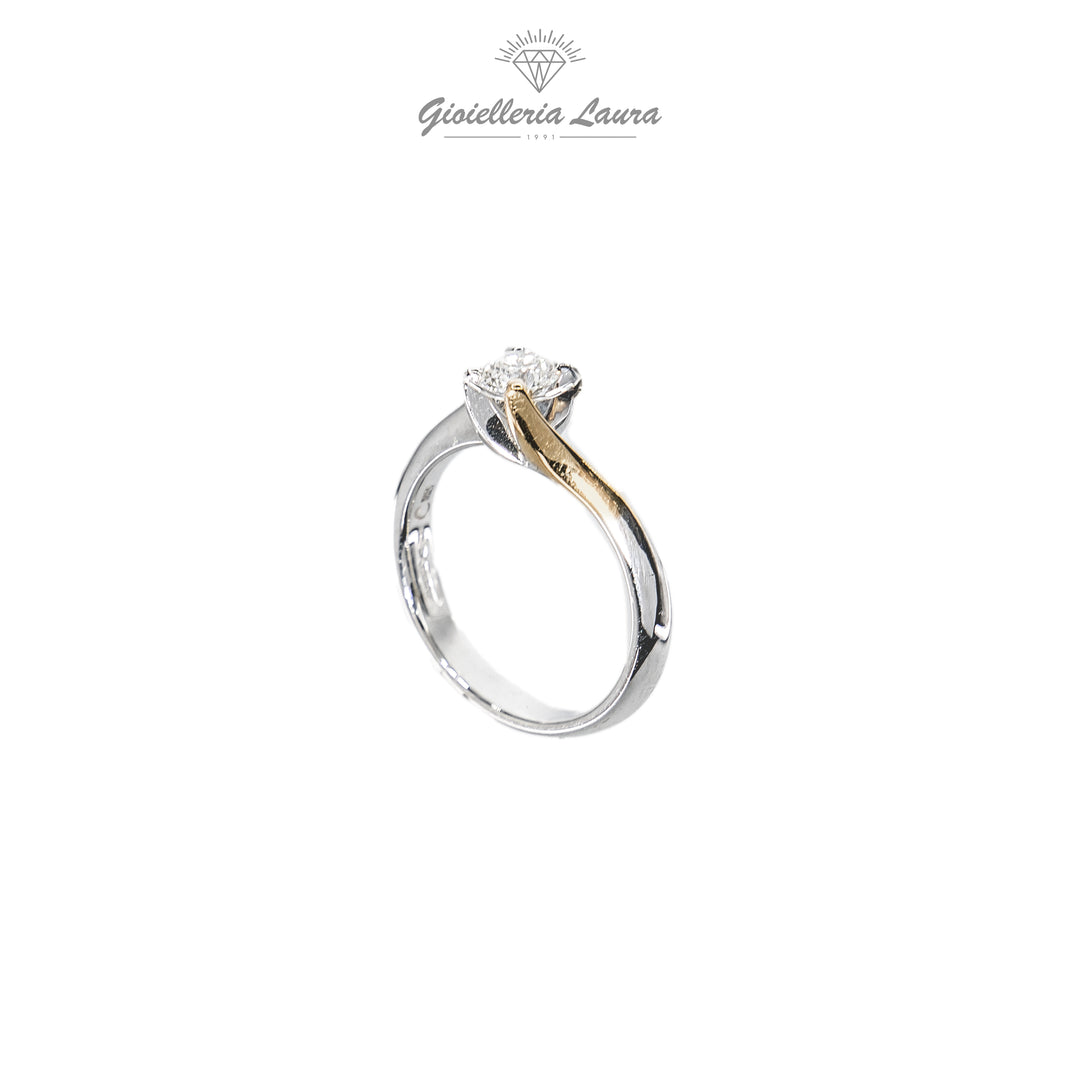 Anello Solitario Valentino Crivelli