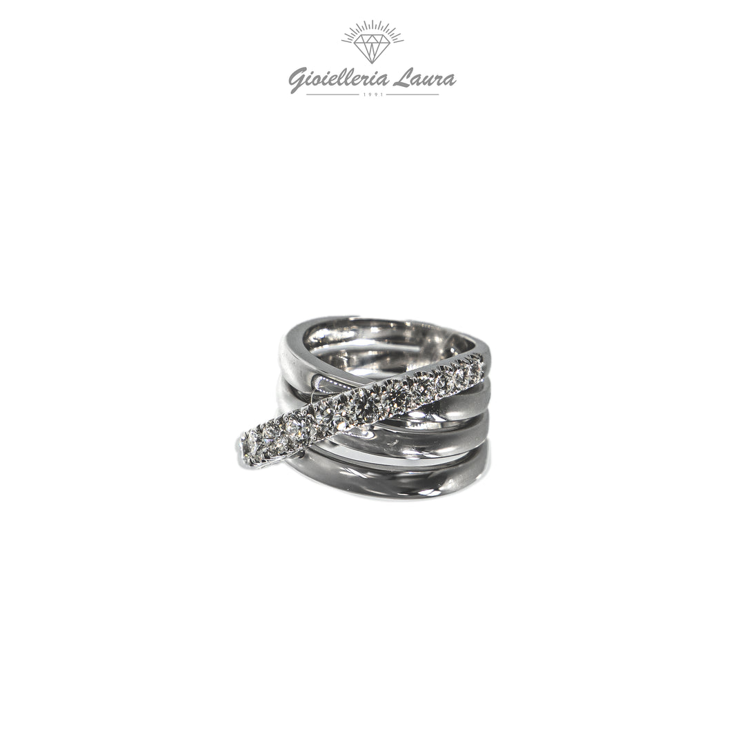 Anello Fascia con Diamanti Crivelli