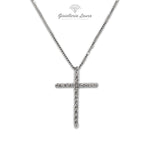 Carica l'immagine nel visualizzatore Galleria, Collana Croce con Diamanti Cierre Gioielli