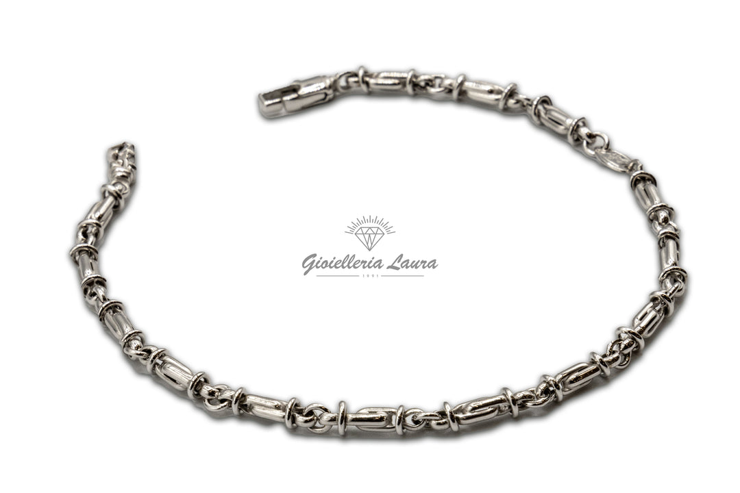 Bracciale in Oro Bianco 18 kt