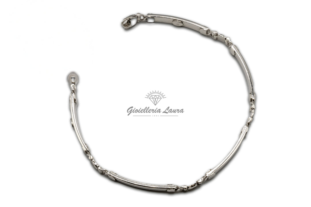 Bracciale Semi Rigido in Oro Bianco 18 kt
