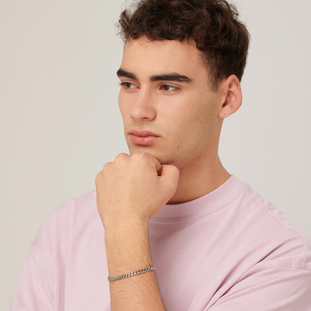 Bracciale Ripple  Catena Grumetta Diamantata S'Agapõ