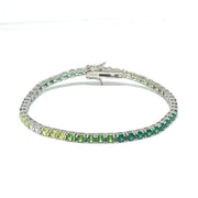 Bracciale Tennis Sfumato in Argento 925