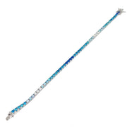 Bracciale Tennis Sfumato in Argento 925