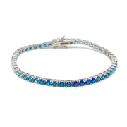 Bracciale Tennis Sfumato in Argento 925