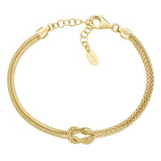 Bracciale Nodo d'Amore Dorato