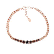 Bracciale Tennis Degradè Castagna