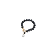 Bracciale Perle Nere Sovrani