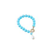 Bracciale Turchese e Perle Sovrani