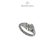 Anello Cuore con Diamanti Crivelli