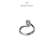 Anello Contrarié con Diamanti Crivelli