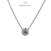 Collana Punto Luce Sfaccettato con Diamante Crivelli