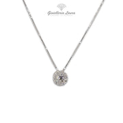 Collana Punto Luce con Diamanti Cierre Gioielli