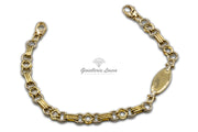 Bracciale con Piastra in Oro 18 kt