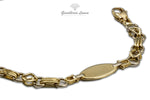 Carica l&#39;immagine nel visualizzatore Galleria, Bracciale con Piastra in Oro 18 kt
