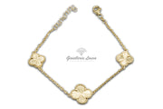 Bracciale Quadrifoglio in Oro 18 kt