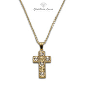 Collana con Croce in Oro 18 kt