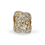 Anello Intreccio con Diamanti Crivelli