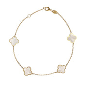 Bracciale Quadrifoglio in Oro Giallo