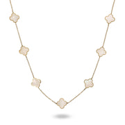 Collana Quadrifoglio in Oro Giallo