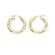 Orecchini Cerchio 2 cm Dorato