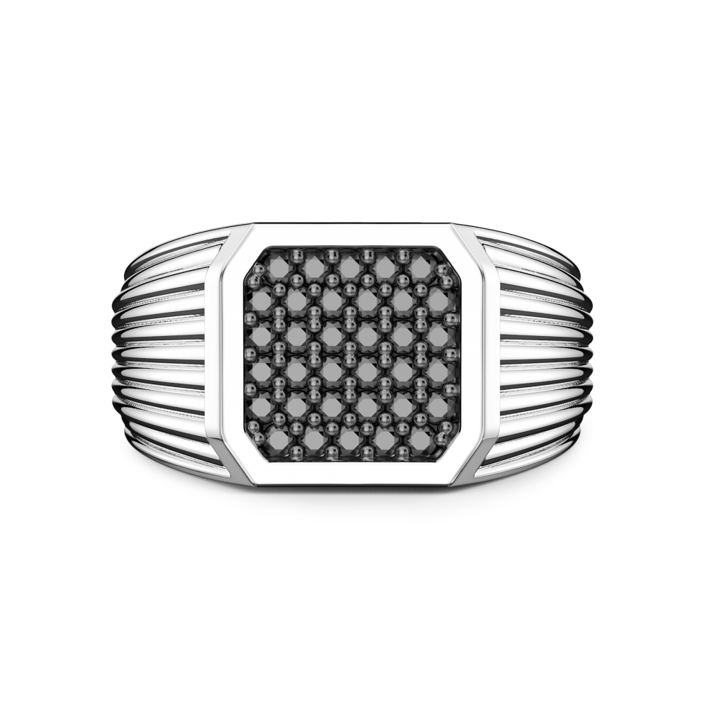 Anello chevalier Zancan in Argento 925