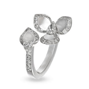 Anello Fiore con Diamanti Crivelli