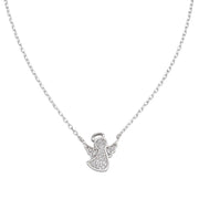 Collana Angelo con Zirconi Bianchi