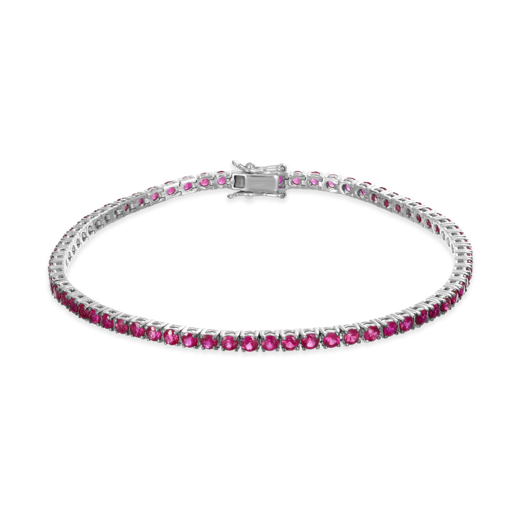 Bracciale Tennis con Rubini Crivelli