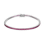 Bracciale Tennis con Rubini Crivelli