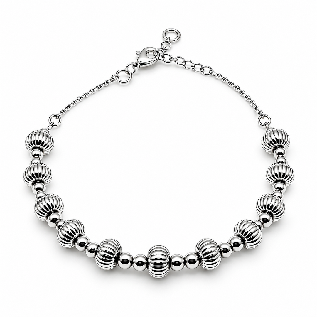 Bracciale con Sfere Lavorate Sovrani