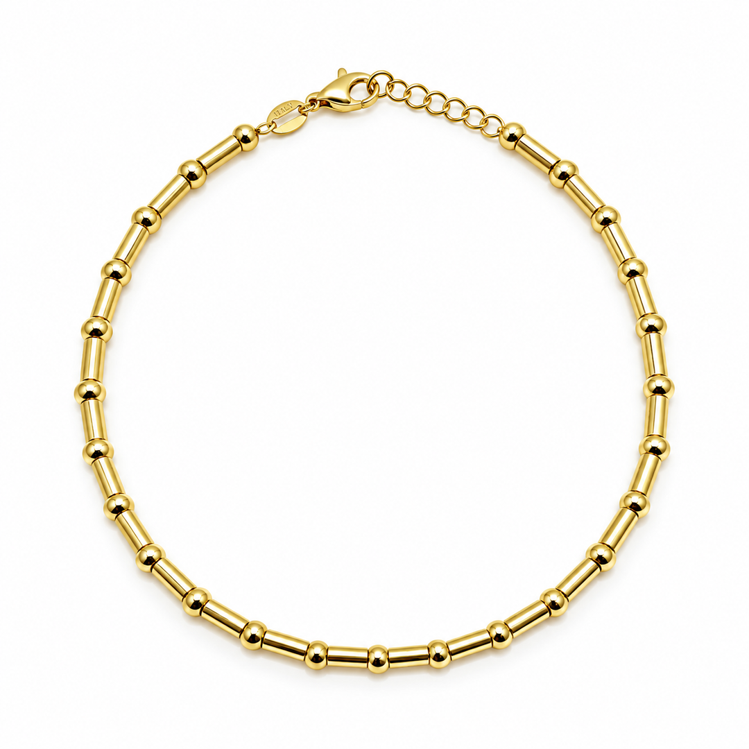 Bracciale con Elementi Geometrici Sovrani