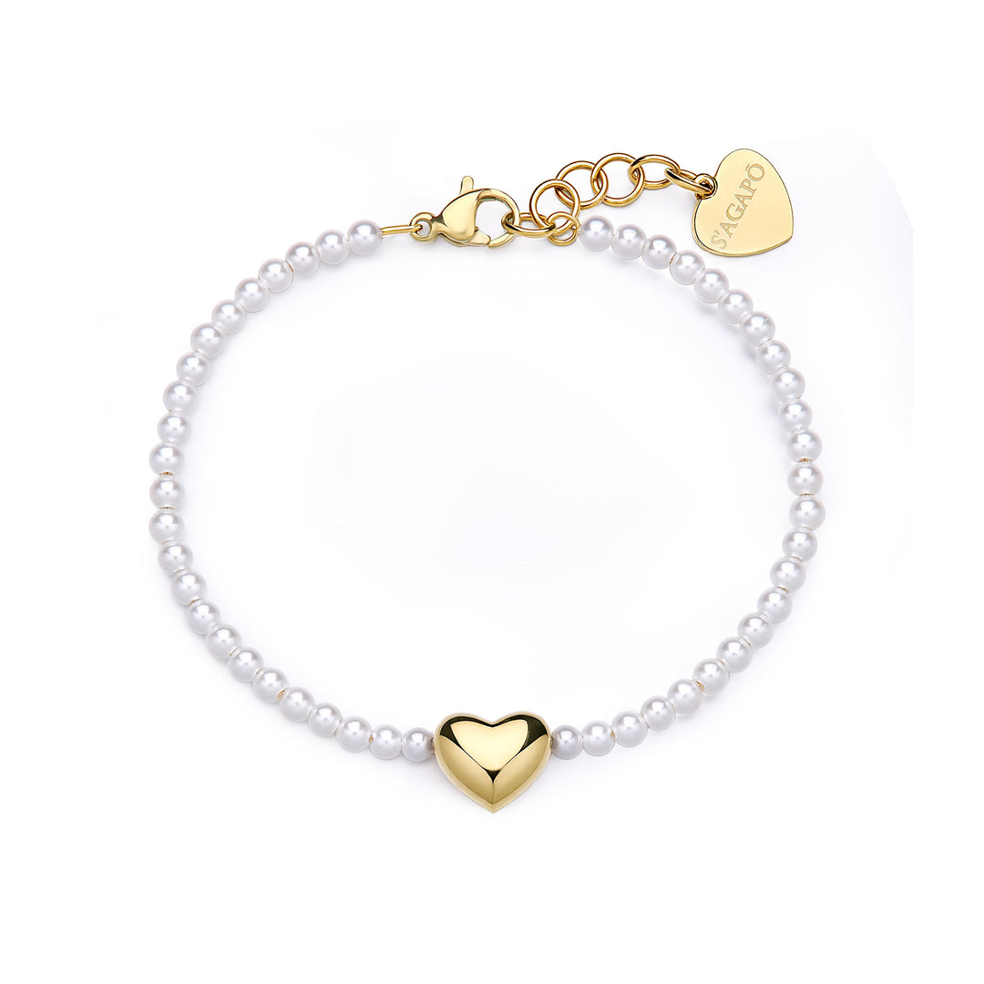 Bracciale Stellar in perle con Cuore S'Agapõ
