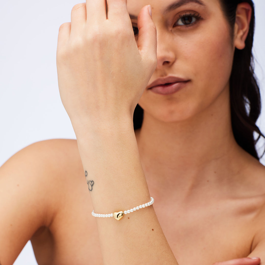 Bracciale Stellar in perle con Cuore S'Agapõ