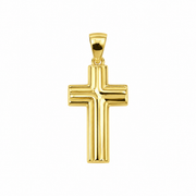 Ciondolo Croce in Oro Giallo 18 kt