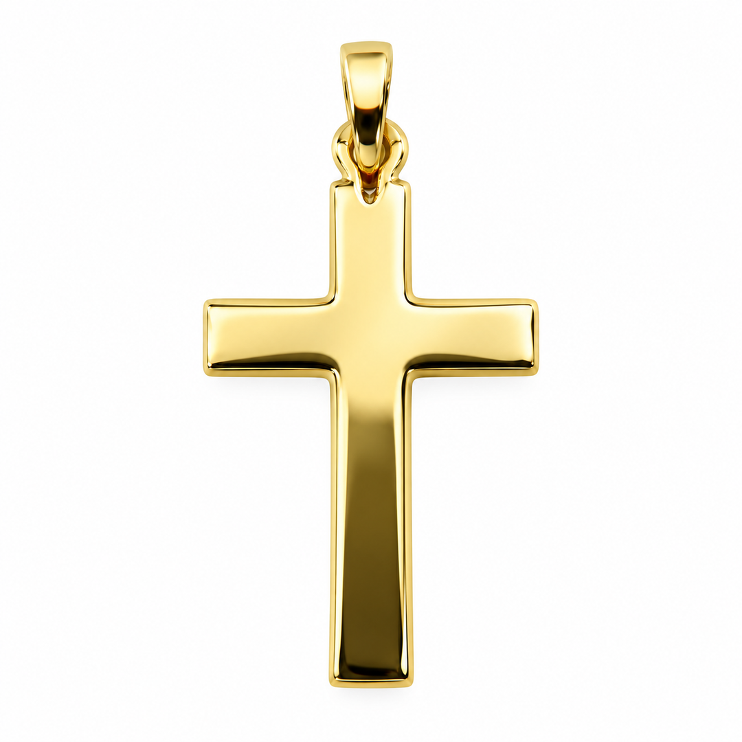 Ciondolo Croce in Oro Giallo 18kt