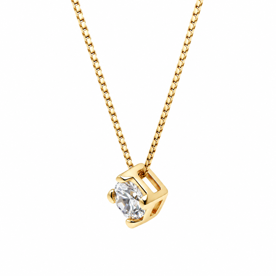 Collana Punto Luce in Oro Giallo 18 kt
