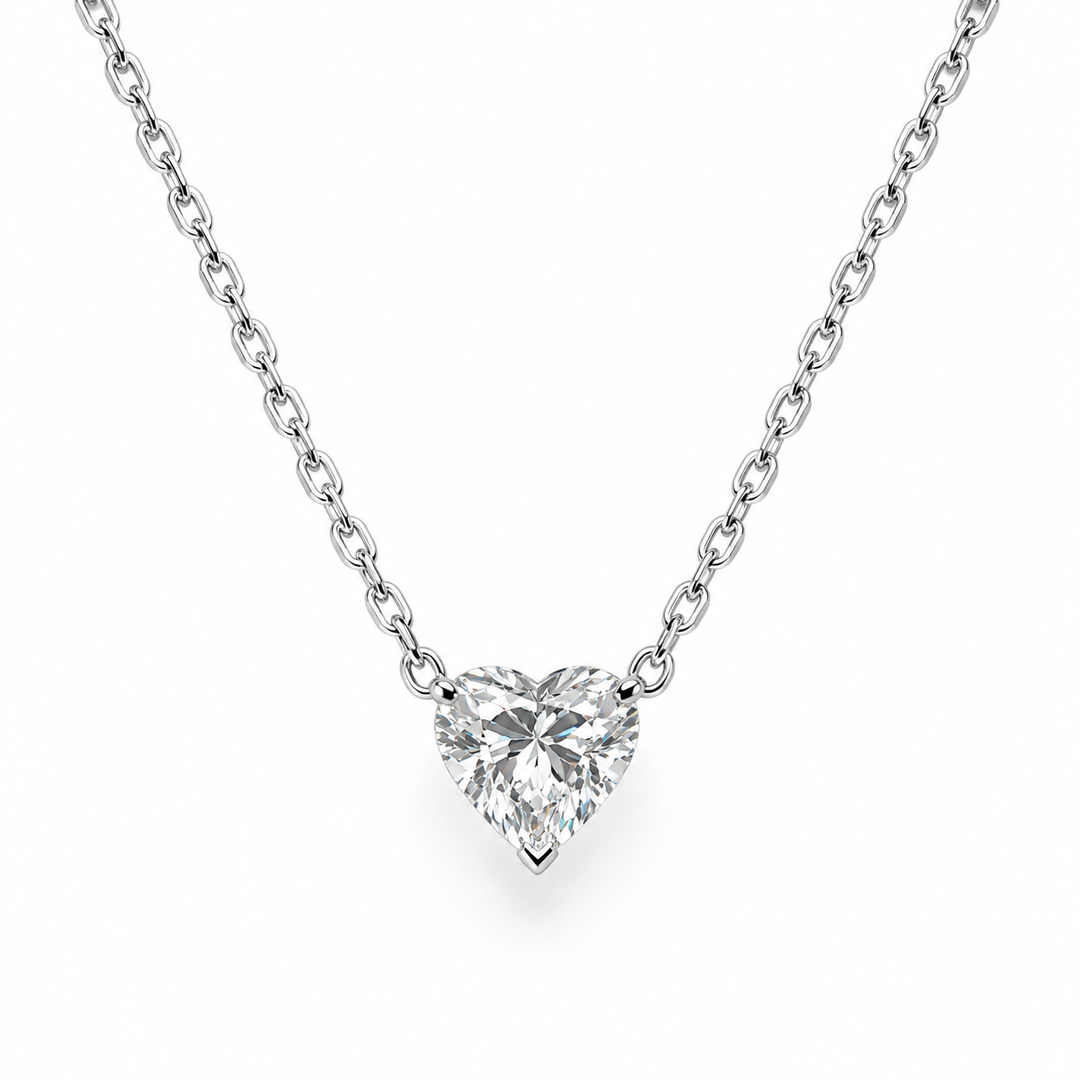 Collana con Pendente a Cuore Crivelli
