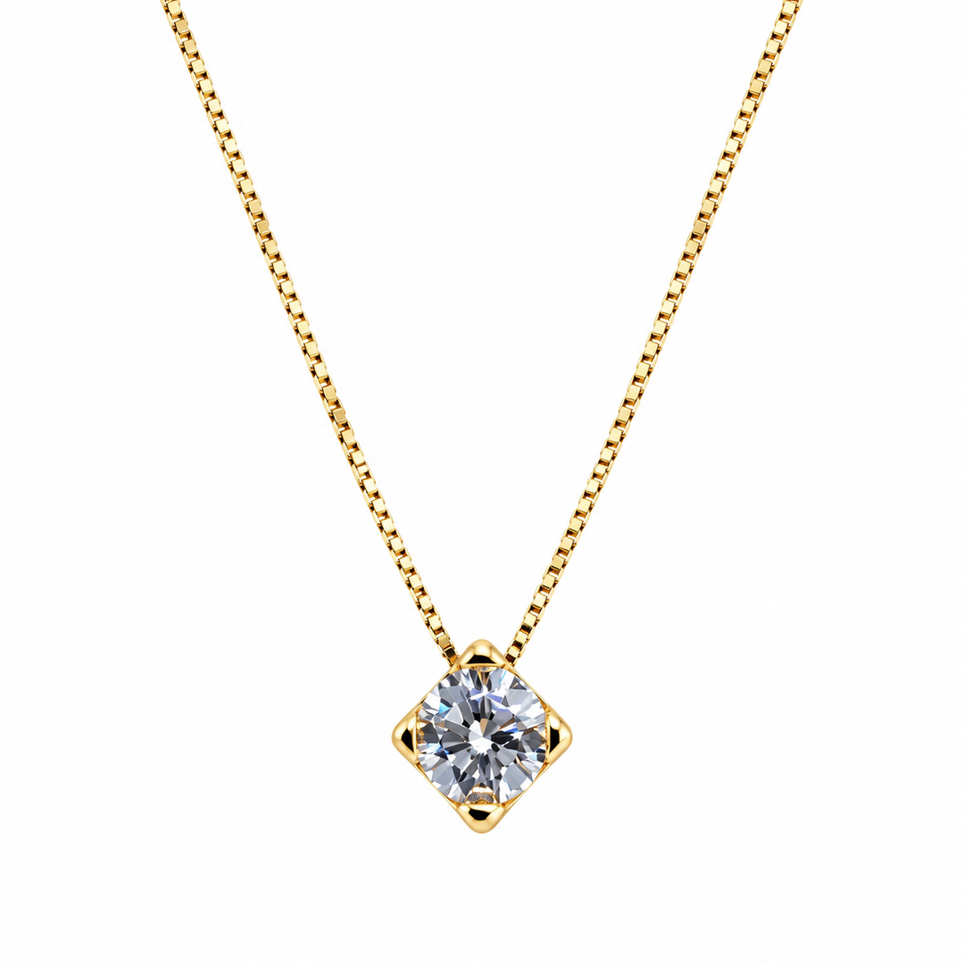 Collana Punto Luce in Oro Giallo 18 kt