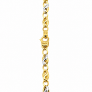 Collana Bicolore in Oro Giallo e Bianco 18 kt