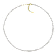 Collana con Perle di Cristallo 3 mm Amen