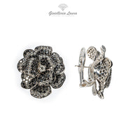 Orecchini Fiore con Diamanti Crivelli